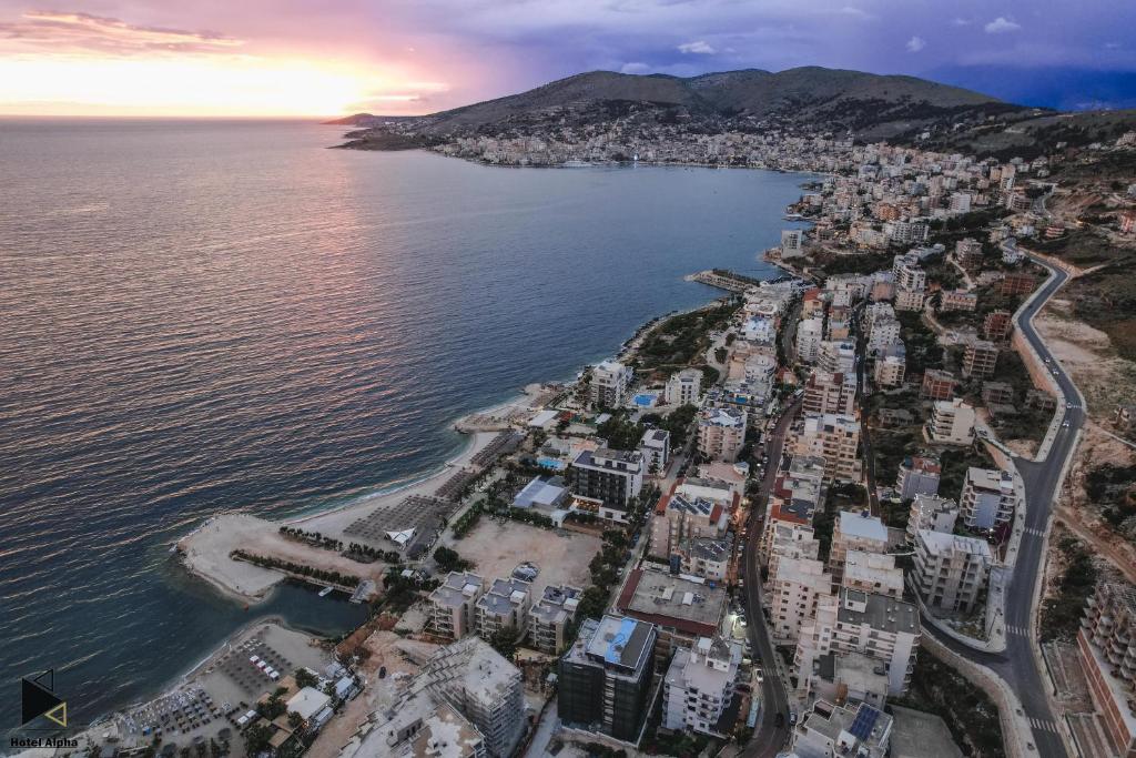Beach near Hotel Alpha in Sarandë