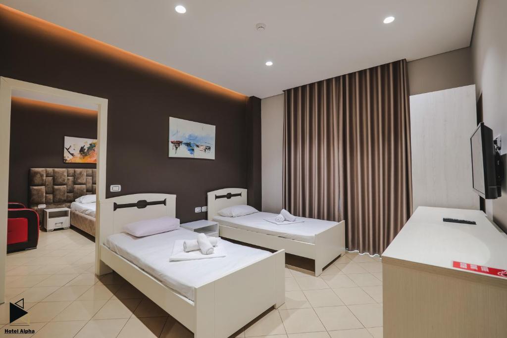 Deluxe Quadruple Room at Hotel Alpha